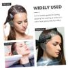 2Pcs Hair Dyeing Ear Covers with Lanyard, Black Rubber Protectors view 2