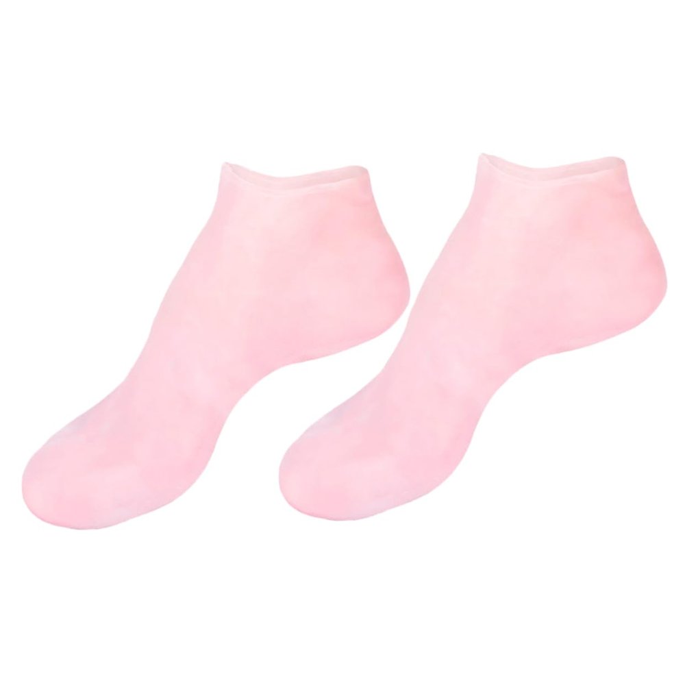 Ipetboom Moisturizing Socks for Dry Cracked Feet Exfoliating and Nourishing Gel Lining Non-Slip Protection for Women and Men for Daily Use Any Season