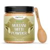 100% Natural Multani Mitti powder for Exfoliating, Soothing, Nourishing, Smoothening Face, Skin and Hair Fuller's Earth, Bentonite Clay with Spoon - 100g view 1