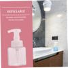 Baluue 2pcs Square Plastic Foaming Bottles Empty Soap Pump Dispensers for Travel Cosmetics and Liquid Storage Leak Design for Shampoo Lotion view 2