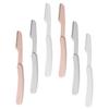 Beatifufu 6pcs Stainless Steel Eyebrow Trimmer Shaver for Women Facial Hair Razor Compact for Travel No Harm Skin-Friendly view 1