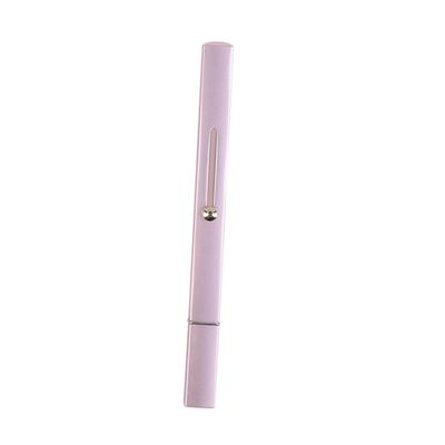 MERRYHAPY 1pc Double-headed Makeup Brush Versatile Portable Cosmetic Tool for Lip and Concealer Application Pink Aluminum Handle Soft Fibers for Effortless Blending and Stunning Looks