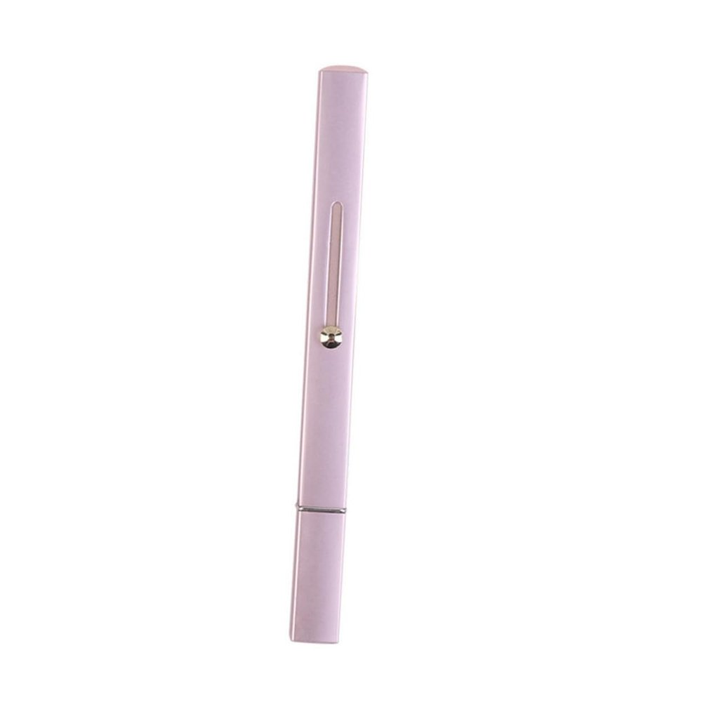 MERRYHAPY 1pc Double-headed Makeup Brush Versatile Portable Cosmetic Tool for Lip and Concealer Application Pink Aluminum Handle Soft Fibers for Effortless Blending and Stunning Looks