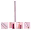 MERRYHAPY 1pc Double-headed Makeup Brush Versatile Portable Cosmetic Tool for Lip and Concealer Application Pink Aluminum Handle Soft Fibers for Effortless Blending and Stunning Looks view 3