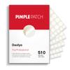 Daolyo Pimple Patches for Face - 3 Size 510 Counts Hydrocolloid Acne Patches for Covering Zits and Blemishes, Spot Stickers with Salicylic Acid, Tea Tree Oil & Calendula Oil(8mm,10mm,12mm) view 1