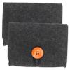 Baluue 2pcs Essential Oil Storage Bag Durable Felt Organizer for Aromatherapy Bottles Portable Carrying Pouch for Small Items for Home Travel and Office Use view 1