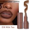 2-in-1 Gradient Lip Liner and Lipstick Lip Combo Set - Achieve Flawless Contour and Gradual Ombre Effect with Easy-to-Use Crayon Form and Cone Tip - Non-Smudging, Long-Lasting (01# Milk Tea, 1) view 2