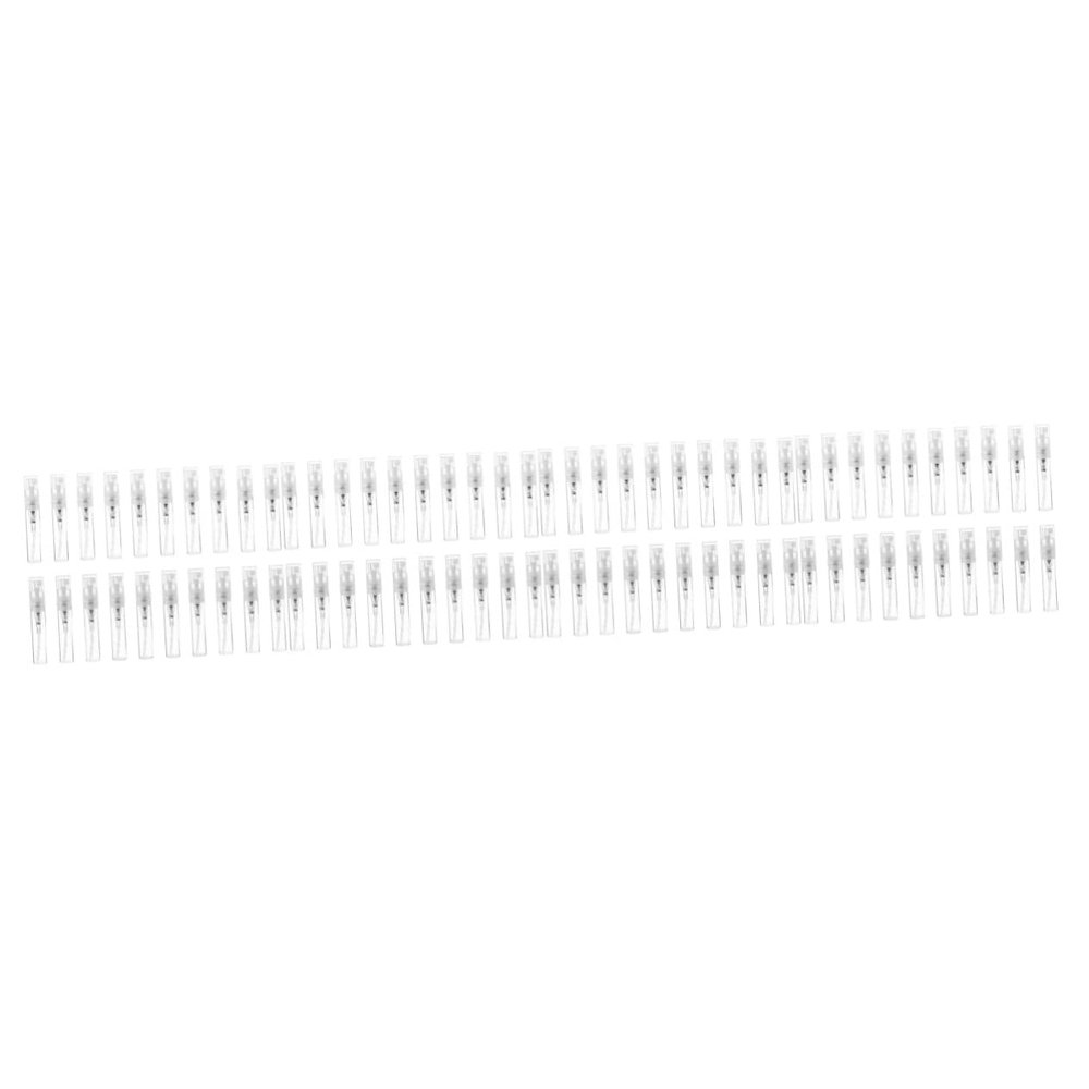 100 Pcs Perfume Bottle Travel Perfume Spray Vial Perfume Empty Sample Bottle Travel Empty Perfume Vial Small Clear Glass Bottle Filling Small Perfume Plastic Nozzle1525 ( Color : As Shownx3pcs , Siz