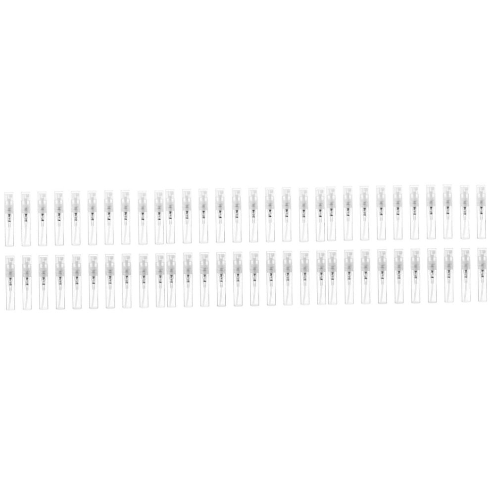 100 Pcs Perfume Bottle Travel Perfume Spray Vial Perfume Empty Sample Bottle Travel Empty Perfume Vial Small Clear Glass Bottle Filling Small Perfume Plastic Nozzle1525 ( Color : As Shownx3pcs , Siz