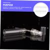 100 Pcs Perfume Bottle Travel Perfume Spray Vial Perfume Empty Sample Bottle Travel Empty Perfume Vial Small Clear Glass Bottle Filling Small Perfume Plastic Nozzle1525 ( Color : As Shownx3pcs , Siz view 2