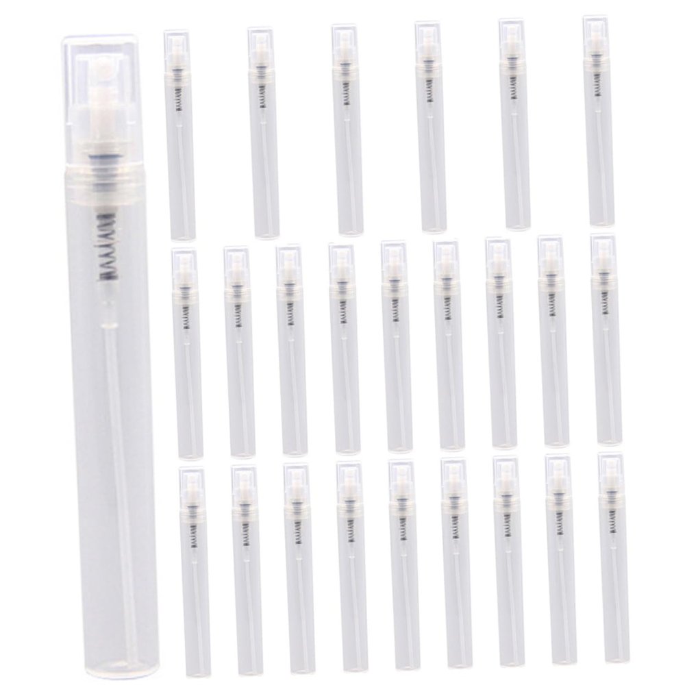 25pcs Bottled Portable Travel Dispenser Sprayer Travel Spray Bottles Lotion Travel Container Mini Spray Bottles Spray Mist Bottle Makeup Containers Perfume Plastic Travel Bottle/1188 ( Color : Tr