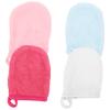 Beatifufu 16pcs Microfiber Face Wash Mitts Gentle Oil Cleanser Gloves Moisturizing Sleep Mask Sensitive Skin Facial Cleaning Mitts Reusable Makeup Remover Gloves view 4
