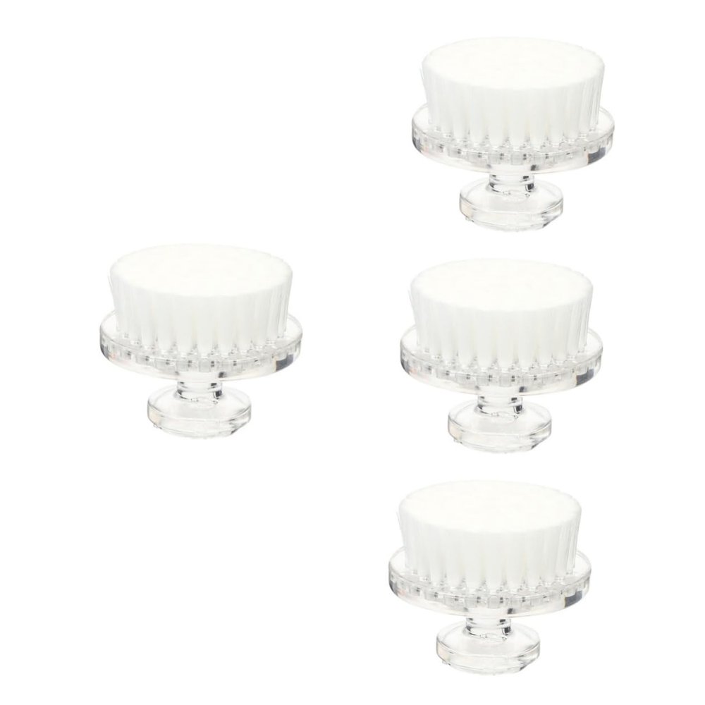 Beatifufu 4pcs Manual Facial Brush Skin-Friendly Face Scrubber for Deep Cleansing and Exfoliation Multi-Functional Facial Cleaning Tool for Home and Travel Compact Design
