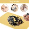 10 Pcs Tattoo Practice Skins - 3mm Thick 12"x8" Double-Sided Tattoo Fake Skin Practice Pads, Tattooing Microblading Practice Silicone Pads for Tattoo Enthusiasts Beginners Tattoo Artists view 3