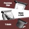40mm Replacement Detachable Stainless Steel T Blade Compatible with Wahl All in One Lithium Ion Trimmer 2144 9818 9818L 9864 9864SS 9888 9854 9860 (Black 3 Pack) view 3