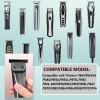 40mm Replacement Detachable Stainless Steel T Blade Compatible with Wahl All in One Lithium Ion Trimmer 2144 9818 9818L 9864 9864SS 9888 9854 9860 (Black 3 Pack) view 4