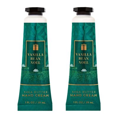 Bath and Body Vanilla Bean Noel Shea Butter Hand Cream | Set of 2 (1 Oz Each)