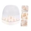 ABOOFAN Cosmetic Storage Box Portable Lipstick Holder for Home Dorm Clear Makeup Organizer Box view 3