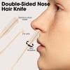 LSQYLX Bloame Nose Hair Trimmer, 2-in-1 Nasal Hair Cutter, Bloame Nose Trimmer, Double Head Nostril Hair Remover Tool, 360Rotating Nose Hair Trimmer with Ear Picker, for Men Women (8 PCS, 1 Side) view 2