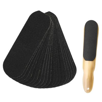 Beatifufu 80pcs Gentle Foot Sandpaper Foot File Callus Cuticle Remover Pedicure Accessories