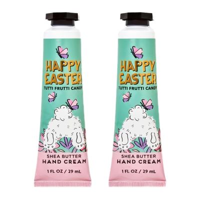 Bath and Body Happy Easter Tutti Frutti Candy Shea Butter Hand Cream - Set of 2 (1 Oz Each)