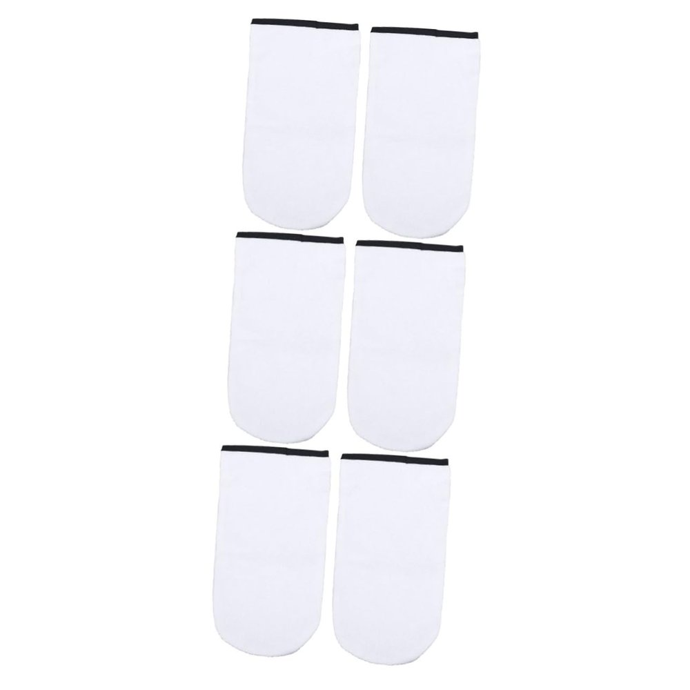 Beatifufu 3pairs Moisturizing Cotton Wax Spa Gloves for Hand Therapy Suitable for Salon Home Insulated Design for Maximum Moisture Absorption