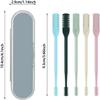 2024 New Double Sided Nose Hair Knife, 2-in-1 Nasal Cutter, Nostril Remover Tool, Portable Manual 360 Rotating Trimmer With Ear Picker for Women Men (5Pcs) view 2