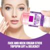 Neck and Chest Firming Cream,Portable Multi Face and Neck Balm Stick Collagen Face Neck Tightening Lifting Cream for Anti Wrinkle Deeply Moisturizing Reduces Double Chin and Sagging Skin,1.41Oz view 3