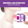 Neck and Chest Firming Cream,Portable Multi Face and Neck Balm Stick Collagen Face Neck Tightening Lifting Cream for Anti Wrinkle Deeply Moisturizing Reduces Double Chin and Sagging Skin,1.41Oz view 4
