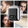 Electric Beard Trimmer, Portable Electric Shaver for Men, Waterproof Beard Trimmer, Wet and Dry Electric Shaver, Compact USB Rechargeable Shaver, Travel-Friendly Beard Trimmer, Mustache Trimmer view 4