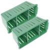 MERRYHAPY 2pcs Cosmetics Organizer Divided Sections Portable Makeup Case Travel Toiletries Storage for Women view 1