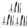 FOMIYES 3sets Complete Eyebrow Shaping Brush Tweezers Razor Scissors Made of Materials for Daily Use Travel view 1