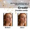 Gpsuootd Makeup Patches,8pcs Gold Sparkle Freckles,Face Makeup Patches,Glitter Freckles Face Tattoo (8PCS Gold Glitter Freckles-003) view 4