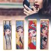 4 Pcs Opera China Style Empty Lipstick Tubes, Refillable DIY Lip Balm Tube Lipstick with Magnetic Button for DIY Homemade Lipsticks, Chapsticks (One word that resonates + a golden fan + one frown) view 4