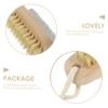 Anneome Handheld Shower Brush with Pumice Stone Scrubber Brush for Foot Scrubbing Exfoliating view 3