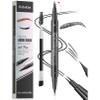 9708 2-Tip Double-Ended Eyebrow Pen, 2-in-1, with Eyebrow Brush. Waterproof and Sweat Proof,Precise Liquid Brow, 5 Shades, Long-Lasting(5#Black) view 1