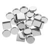 Baluue 60pcs Empty Metal Makeup Pans for Eyeshadow Blush and Lipstick Round and Square Palette Lightweight and Portable for Travel for Makeup Artists and Enthusiasts view 4