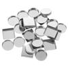 Baluue 120pcs Empty Metal Makeup Pans for Eyeshadow Blusher and for Magnetic Cosmetic Organization Lightweight Travel-friendly Design view 2