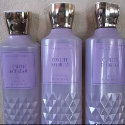 3 Confetti Daydream shower gels bath body wash 10 oz