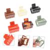 Baluue 6pcs Square Clips for Hair Non- Hair Styling Accessories for Women and Girls for Bathing Makeup and Daily Use view 3