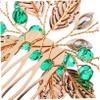 Baluue 2pcs Women's Alloy Hair Combs Rhinestones Elegant Bridal Headband for Wedding Party Prom view 2