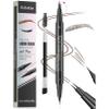 9708 2-Tip Double-Ended Eyebrow Pen, 2-in-1, with Eyebrow Brush. Waterproof and Sweat Proof,Precise Liquid Brow, 5 Shades, Long-Lasting (2#Brown) view 1