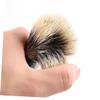 MERRYHAPY 4-piece Men's Shaving Set Brush Plastic Handle Beard Care Portable Kit view 2