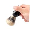 MERRYHAPY 4-piece Men's Shaving Set Brush Plastic Handle Beard Care Portable Kit view 3