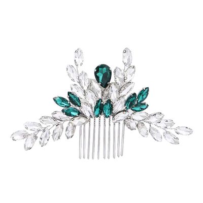 Baluue Bride Hair Comb Rhinestones Elegant Side Insert Comb for Weddings Bridal Hair Accessories for Brides and Bridesmaids Special Occasions and Parties