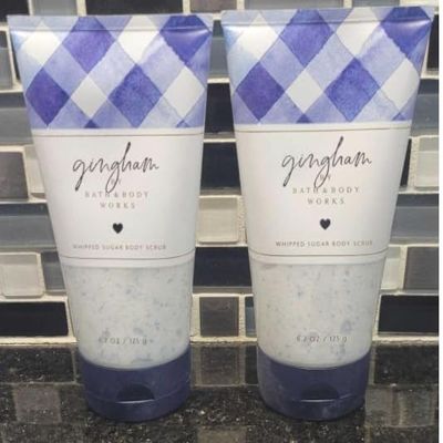 2 Signature Collection GINGHAM Whipped Sugar Body Scrub 6.2 oz
