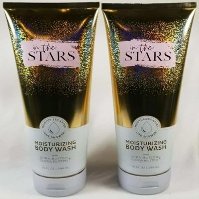 2 IN THE STARS Shea Butter Moisturizing Bath & Body Wash 10 oz