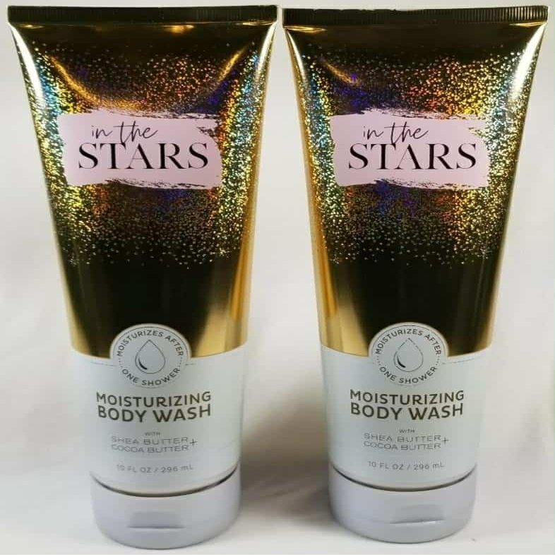 2 IN THE STARS Shea Butter Moisturizing Bath & Body Wash 10 oz