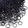 Mini Rubber Bands for Hair Braids, 1.5 cm, 1000 Count, Black view 1