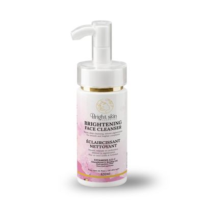 Bright Skin Cosmetics Brightening Face Cleanser | Daily Refreshing Cleanser for Radiant Skin | Gentle Formula for All Skin Types